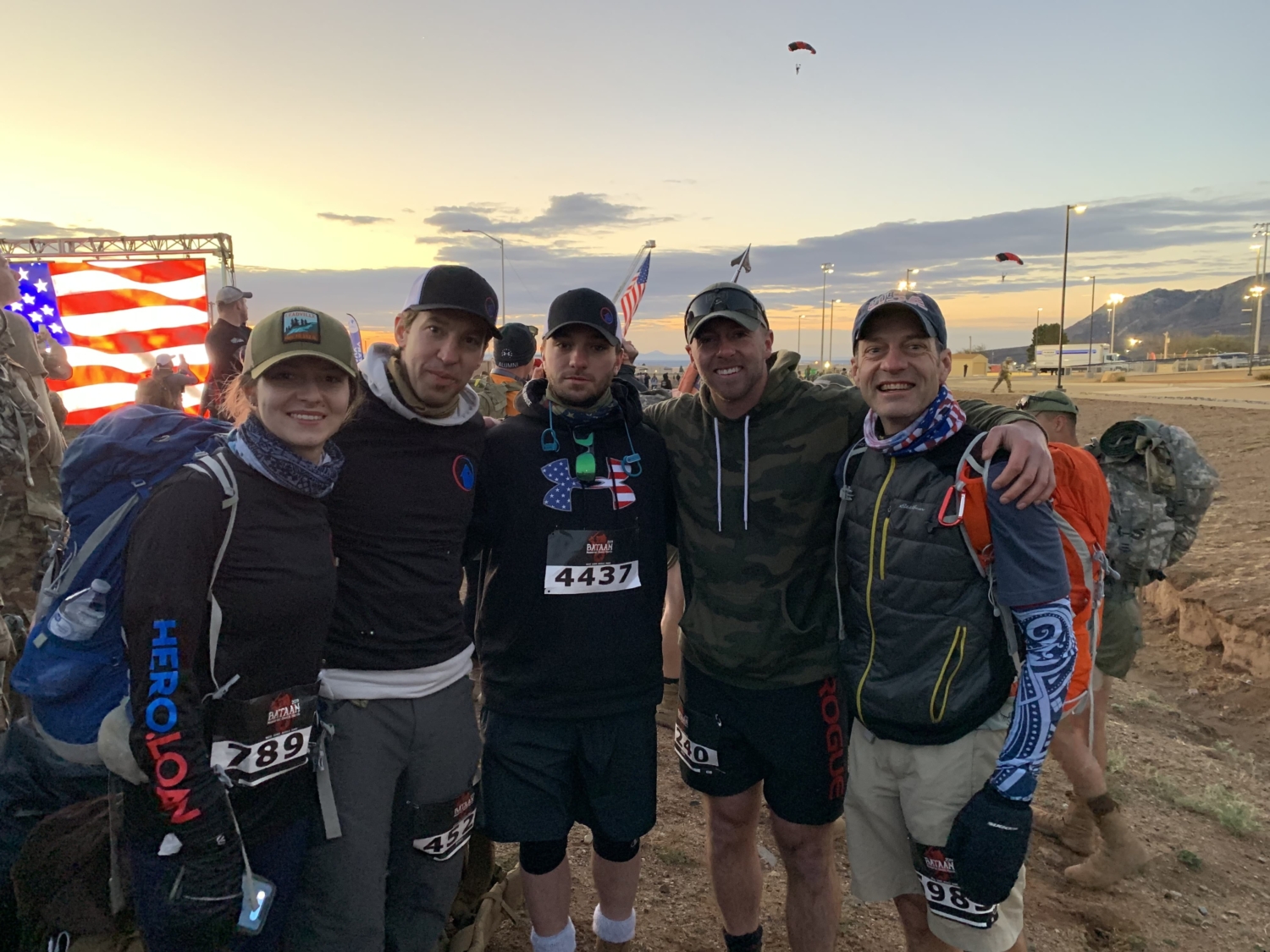 Nick Bare at the Bataan Memorial Death March
